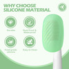 Lapfoon 6 Packs Silicone Toothbrush Covers, Caps for Electric & Manual Toothbrush Heads