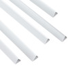 PATIKIL 50Pcs Binding Bars, 10mm Binding Bars Slide Grip 70 Sheets Capacity A4 Size Report Binder Presentation Binder for Report Cover Resume, White