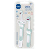 MAM Learn to Brush Set (1 Baby's Brush Toothbrush, 1 Training Brush, 1 Safety Shield), Baby Toothbrushes with Brushy The Bear, Interactive App, for B