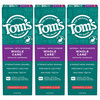 Tom's of Maine Whole Care Natural Toothpaste with Fluoride, Cinnamon Clove, 4.0 oz. 3-Pack (Packaging May Vary)
