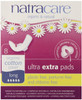 Natracare Ultra Extra Pads with Wings, Long, Individually Wrapped, Made with Certified Organic Cotton, Ecologically Certified Cellulose Pulp and Plan