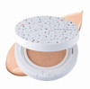 TNB ToneFitSun Terrazzo Sun Cushion 12g (vegan, foundation free, pink beige, non-sticky, close fitting tone up, SPF50+ PA++++) (Suncution) (Suncushio