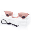 Super Sunnies EVO Flex UV Eye Protection, FDA Compliant, Tanning Bed Goggles, Red Light Theraphy Eyeshields with Case - Peach