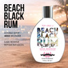 Tan Asz U Beach Black Rum Tanning Lotion, Double Shot 400X Bronzer, Dark Reserve Peptide Infusion, Luxe Indoor Tanning Lotion with Coconut Water & Al