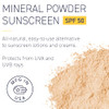 Brush On Block SPF 50 Mineral Powder Sunscreen, Translucent, Broad Spectrum, Water Resistant Face Protection, For All Skin Tones & Types, Reef Friend