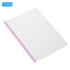 PATIKIL Clear Report Covers with Sliding Bar, 10 Pcs 8 mm Slide-Grip Resume Cover 50 Sheets Capacity, A4 Presentation Folders for File, Resume, Rose