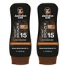 Australian Gold SPF 15 Lotion Bronzer, Twin Pack, 8 FL Oz (Pack of 2)