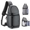 K&F CONCEPT Camera Sling Bag Crossbody Bag Camera Shoulder Backpack DSLR/SLR/Mirrorless Photography Bags Compatible with Canon/Nikon/Sony/Fuji/Gopro/
