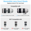 JJC Dedicated Reversible Lens Hood Shade for Canon EF 70-200mm f/2.8L is III USM & Canon EF 70-200mm f/2.8L is II USM Lens Replaces Canon Lens Hood E