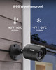 ZOSI 4 x 2MP 1080p Home Security Camera Outdoor Indoor, 1920TVL HD CCTV Bullet Camera, 100ft Night Vision, 90° Wide Angle, IP66 Weatherproof Surveill