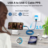 USB to USB C Cable 6FT/3Pack for iPhone 17 16 15/15 Pro/15 Pro Max/15 Plus,USB A to USB Type C Charging Fast Charger Cord for Samsung Galaxy S25 Ultr