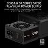 CORSAIR SF750 (2024) Fully Modular SFX Low Noise 80 Plus Platinum Power Supply  ATX 3.1 Compliant  PCIe 5.1 Ready  Small Form Factor  SFX-to-ATX