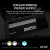 CORSAIR RM850e (2025) Fully Modular Low-Noise ATX Power Supply with 12V-2x6 Cable  ATX 3.1 & PCIe 5.1 Compliant, Cybenetics Gold Efficiency, 105°C-R