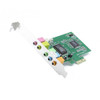 axGear PCI Express PCI-E 5.1 Ch 6 Channel PCIE Audio Digital Sound Card Adapter New