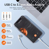 USB Type C to 3.5mm Female Headphone Jack Adapter, (1-Pack) USB C to Aux Audio Dongle Cable Cord for iPhone 15/16/16 Plus/16 Pro/16 Pro Max, Samsung