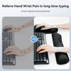 TECKNET Keyboard Wrist Rest and Mouse Pad with Wrist Support, Memory Foam Set for Computer/Laptop/Mac, Lightweight for Easy Typing & Pain Relief Ergo