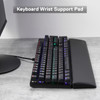 Redragon P037 Meteor L Computer Keyboard Wrist Rest Pad, Ergonomic Soft Memory Foam Wrist Support w/Anti-Slip Rubber Base, 100% 104 Keys Standard Siz