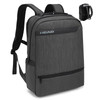 HEAD Waterproof Laptop Backpack for Men with Trolley Sleeve, Business Laptop Backpacks Fits 17.3 inch Notebook, Large Travel Backpack for Work/Commut