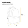 Carhartt 21L Classic Laptop Backpack, Water-Resistant Pack W/ 15" Laptop Sleeve and Organizational Compartments, PFAS Free, Black