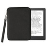 kwmobile Sleeve for 6" eReader - Sleeve with Stand for eReader - Protective Universal Bag with Zipper - Black