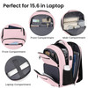 Backpack for Girls Women, School Backpack for Teen Boys, Lightweight Casual High School Bookbag, Daily-use Travel Laptop Backpack with USB Charging P