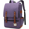 15.6 inch Laptop Backpack College School Backpacks for Women Men Work Business School Travel (Purple)