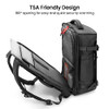 tomtoc Travel Backpack 40L, TSA Friendly Flight Approved Carry-on Luggage Hand Water-resistant Lightweight Business Rucksack, Durable Large Weekender