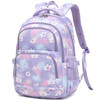 Leaper Stylish Floral Travel Backpack for Women Laptop Backpack Water-Resistant Bookbags College Bags Fits 15.6 Inch Laptop Purple