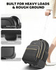 Arcoyard Small Rolling Backpack for Women, Lightweight Travel Backpack with Wheels, Roller Backpack for Adults, Water Resistant Rolling Laptop Bag, W