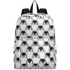 MNSRUU Student Backpack for School Cute Penguin Print Laptop Backpack Aesthetic School Bookbags Casual Daypack Backpack Fits 15.6 Inch Laptop