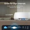 TP-Link Deco 7 BE23 Dual-Band BE3600 WiFi 7 Mesh Wi-Fi System | 4-Stream 3.6 Gbps, 160 Mhz | Covers up to 6,500 Sq.Ft | 2× 2.5G Ports Wired Backhaul