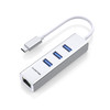 LENTION 3 Port USB to Ethernet Adapter, USB to RJ45 Ethernet Adapter, Computer Network Adapters for 2025-2016 MacBook Pro, 2025-2018 Mac Air/, New Pa