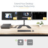 StarTech.com 3-Port DisplayPort 1.4 Splitter, DisplayPort to 3x DP Multi-Monitor Adapter, Triple 4K Computer MST Hub, USB Bus-Powered, Windows Only (