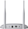 TP-Link WiFi Access Point TL-WA801N, 2.4Ghz 300Mbps, Supports Multi-SSID/Client/Bridge/Range Extender, 2 Fixed Antennas, Passive PoE Injector Include