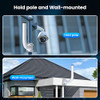 Universal Wireless Bridge Bracket Mount, ULNA Pole and Wall-Mounted Mount for Outdoor Point to Point WiFi Extender AP Access Point Client Bridge CPE,
