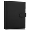 Antner A5 Binder 6 Ring Refillable Notebook Planner Cover for A5 Planner Inserts & Refill Paper, PU Leather Loose Leaf Personal Organizer Photocard H