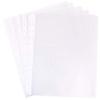 JAM PAPER Sheet Protectors - Fits Standard 8 1/2 x 11 Paper - Clear - 10 Document Sleeves/Pack