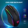 Redragon Gaming Mouse, Wireless Mouse Gaming with 8000 DPI, PC Gaming Mice with Fire Button, RGB Backlit Programmable Ergonomic Mouse Gamer, Recharge