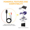 2 Pack 6Ft AV Cable N64 AV Cable Composite Retro Audio Video Standard Cord for Nintendo 64 TV Game/SNES/Gamecube/GC