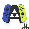 DLseego Slide Joy Con Charging Grip for Switch/Switch OLED Potable Joy Con Charger Controller Comfort Handle Speed Charge While Play with 1PC Type-c