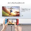 ELUTENG USB C to HDMI Cable Adapter 6.6ft 4K@30Hz Conversion Cable for Nintendo Switch/Switch OLED, Type-C to HDMI Adapter Cable Compatible with Lapt