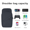 GEEKRIA Carrying Case Compatible with Nintendo Switch / Lite / OLED Console, Crossbody Backpack Shoulder Travel Bag with Game Card Storage Dock, Joy-