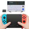 FYOUNG Wireless Keyboard Compatible with Nintendo Switch/Switch OLED, Wireless Gamepad Chatpad Message Keyboard for Switch, 2.4G USB Rechargable Hand