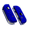eXtremeRate DIY Replacement Shell Buttons for Nintendo Switch & Switch OLED, Chrome Blue Custom Housing Case with Full Set Button for Joycon Handheld