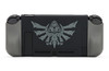 PowerA Silver Hyrule Crest Console Shield for Nintendo Switch - Hard Plastic Shell with Ergonomic Grips, Officially Licensed