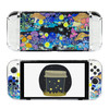 RHOTALL Mushroom Clear Cover Case Compatible with Nintendo Switch OLED, Transparent Shell with Cute Pattern Design for Switch OLED Console, Comfort G