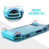 Dockable Case for Nintendo Switch, Protective Case for Nintendo Switch with a Tempered Glass Screen Protector and 6 Joy Stick Covers, Fit into the Do