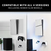 VIVO 2-in-1 Wall and Under Desk Mount Bracket Designed for PS5 and PS5 Slim Gaming Console, PlayStation 5 Standard and Digital Edition, Vertical Wall
