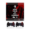 MightySkins Skin Compatible with Sony Playstation 3 Slim Console wrap Sticker Skins Kill Zombies