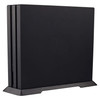 eXtremeRate Black Vertical Stand for PS4 Pro Console, Steady Base Mount Holder for PS4 Pro Console, Bracket Stand for PS4 Pro Console with Built-in C